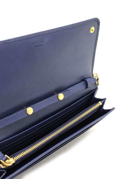 authentic replica prada blue saffiano leather wallet|prada saffiano leather continental wallet.